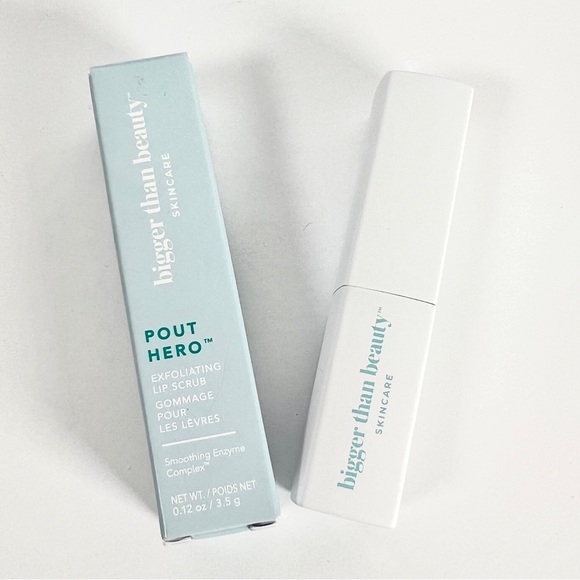 Bigger Than Beauty Skin care Pout Hero Exfoliating Lip Scrub - Picture 1 of 4